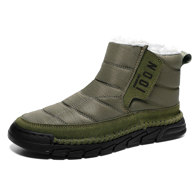 Men's Orthopedic Hiking Boots - Safe and Comfortable Work Boots - Waterproof, Slip-resistant, Impact-resistant, and Puncture-resistant - Wide Toe, Arch Support, and Ankle Support - Money-back Guarantee if ineffective.