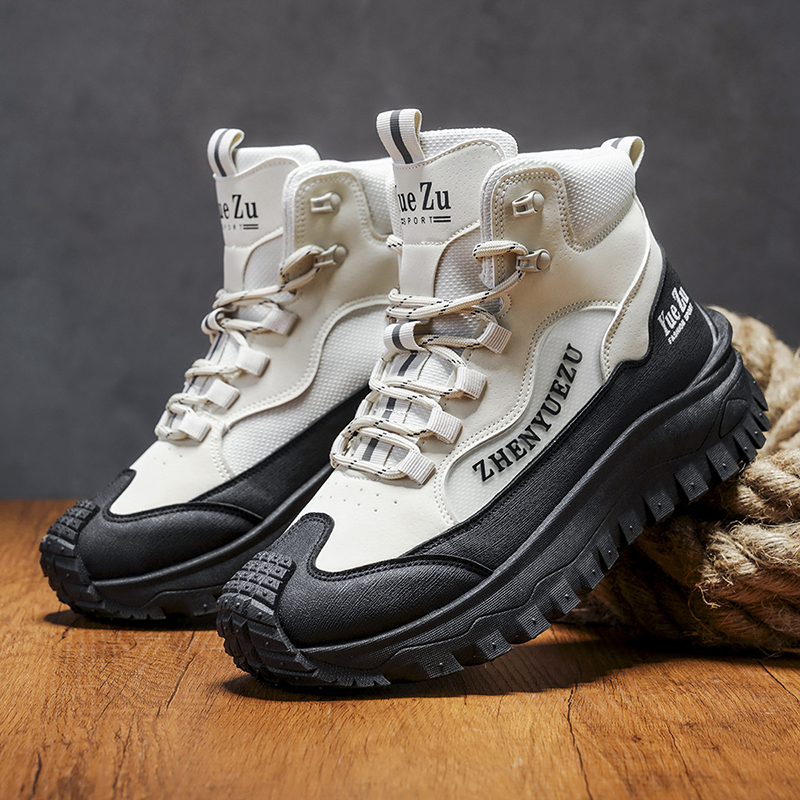 Men's Winter Warm and Cozy Thermal Lining Hiking Shoes - Lightweight - Anti-Slip - Water-Resistant - Breathable Sneakers -Ideal for Daily Routine, Outdoor Adventures, Sport, Travelling