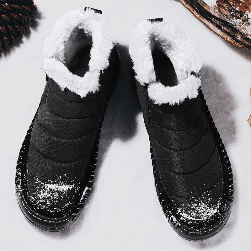 ⏰Limited Time Sale 70% OFF-Men’s Orthopedic Winter Warm and Cozy Hiking Boots - Casual Boots - Slip-on - Non-slip - Arch Support - Waterproof - Wide Toe - Ideal For Winter Outdoor Adventures