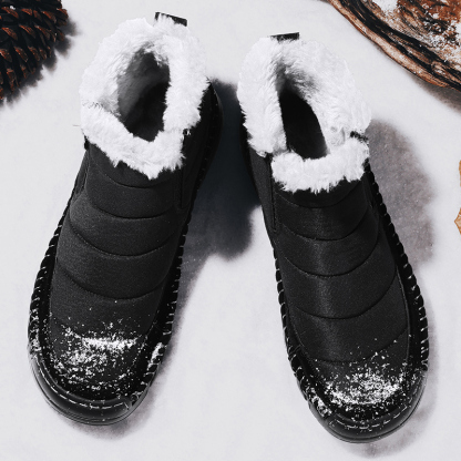 ⏰Limited Time Sale 70% OFF-Men’s Orthopedic Winter Warm and Cozy Hiking Boots - Casual Boots - Slip-on - Non-slip - Arch Support - Waterproof - Wide Toe - Ideal For Winter Outdoor Adventures