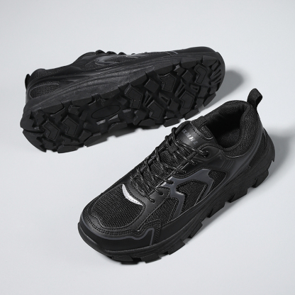 Men’s Steel Toe Work Shoes – Lightweight Safety Sneakers with Puncture-Proof Kevlar Midsole, Breathable Mesh Upper, Slip-Resistant Sole, Comfortable Industrial Construction Footwear