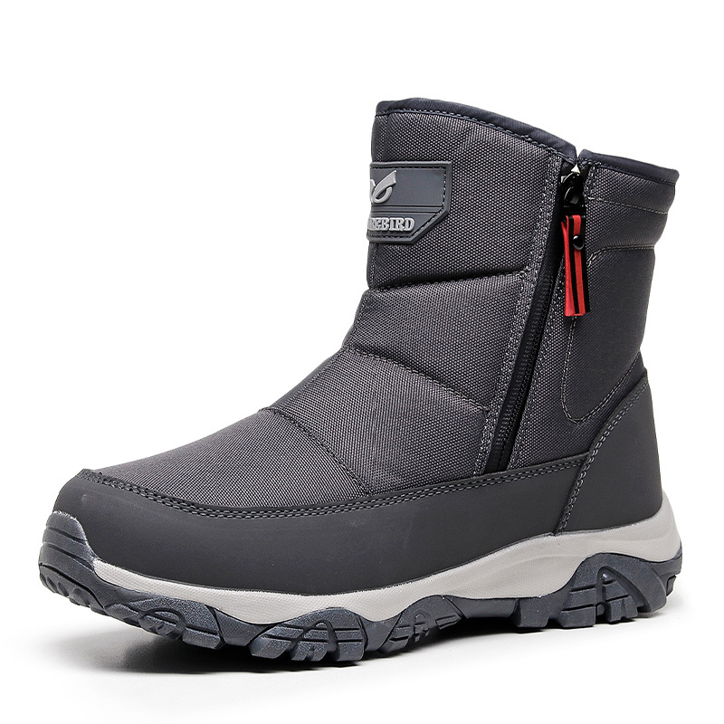 Men’s Warm&Cozy Winter Boots-Arch Support-Non-Slip-Waterproof-Scratch-Resistant-Ankle Support Hiking Boots-Ideal for Outdoor Adventures, Hiking, Sports, Work.