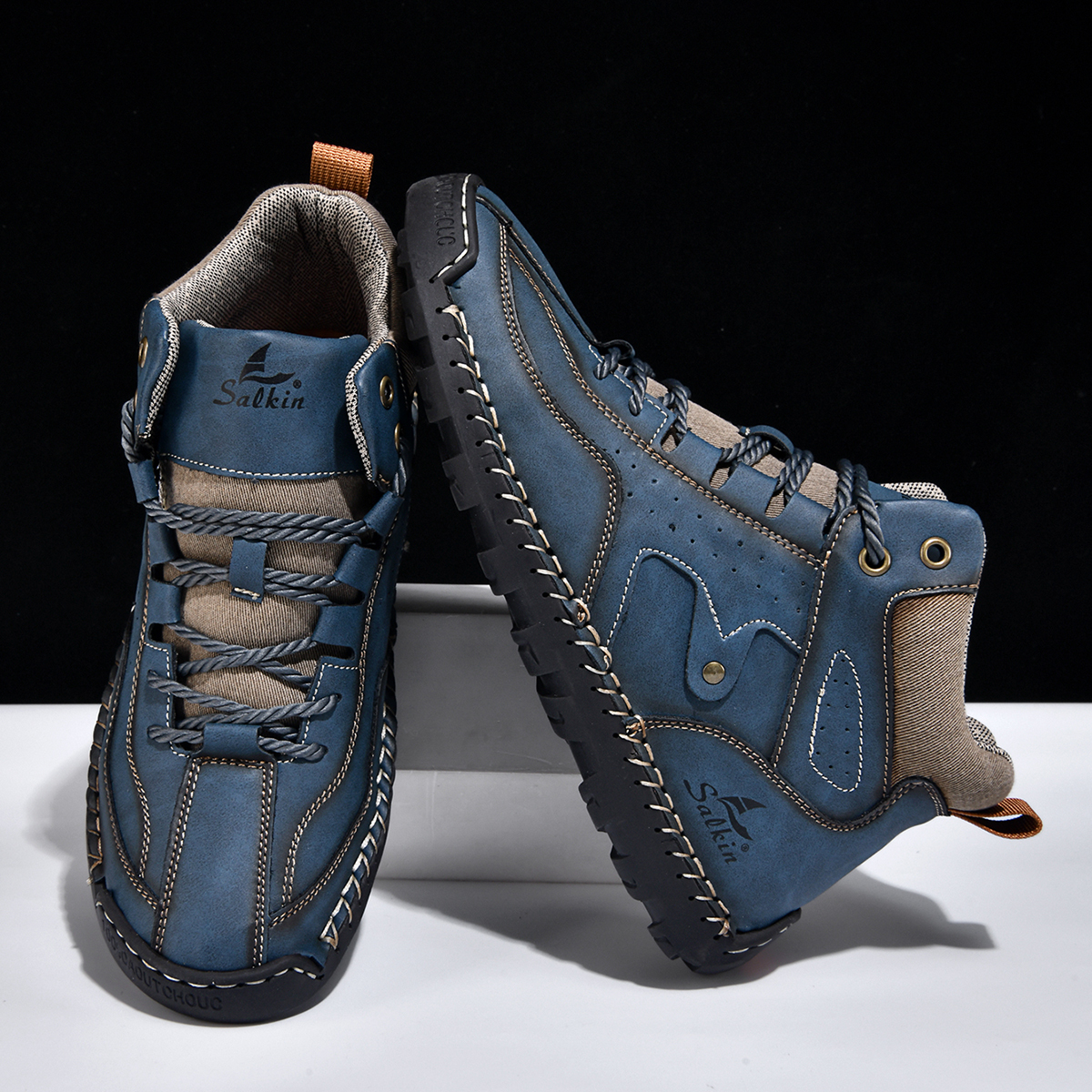 ⏰Limited Time Sale 70% OFF-Men’s Orthopedic Winter Warm and Cozy Hiking Boots - Casual Boots - Slip-on - Non-slip - Arch Support - Waterproof - Wide Toe - Ideal For Winter Outdoor Adventures