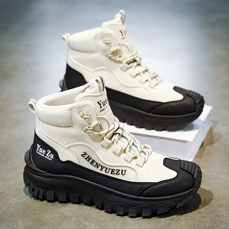 Men's Winter Warm and Cozy Thermal Lining Hiking Shoes - Lightweight - Anti-Slip - Water-Resistant - Breathable Sneakers -Ideal for Daily Routine, Outdoor Adventures, Sport, Travelling