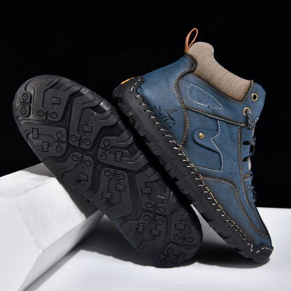 ⏰Limited Time Sale 70% OFF-Men’s Orthopedic Winter Warm and Cozy Hiking Boots - Casual Boots - Slip-on - Non-slip - Arch Support - Waterproof - Wide Toe - Ideal For Winter Outdoor Adventures