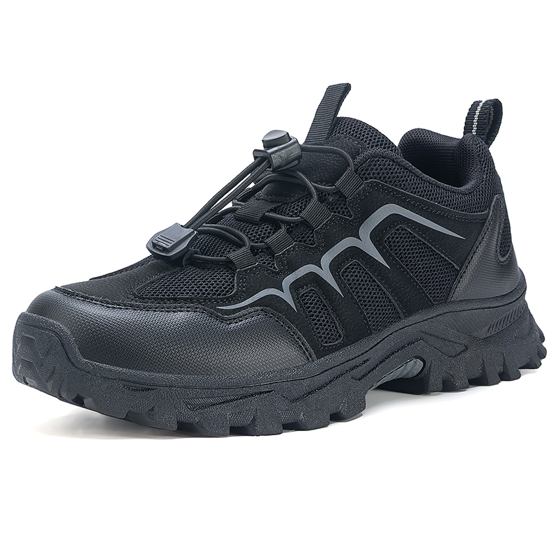 Men's Orthopedic Walking Shoes - Built-In Arch Support; Waterproof Lea