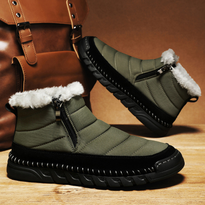 ⏰Limited Time Sale 70% OFF-Men’s Orthopedic Winter Warm and Cozy Hiking Boots - Casual Boots - Slip-on - Non-slip - Arch Support - Waterproof - Wide Toe - Ideal For Winter Outdoor Adventures