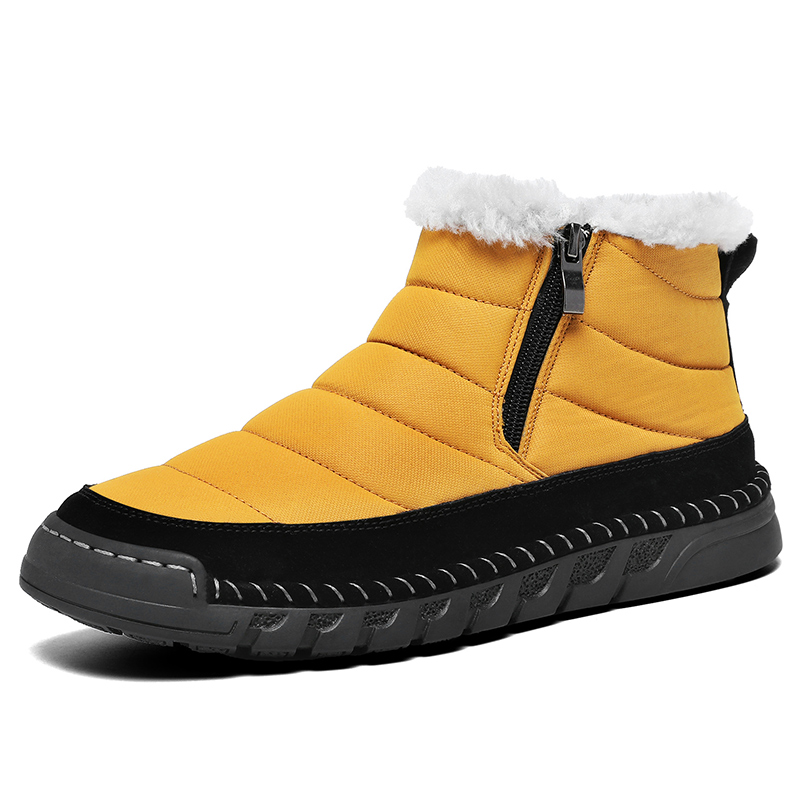 ⏰Limited Time Sale 70% OFF-Men’s Orthopedic Winter Warm and Cozy Hiking Boots - Casual Boots - Slip-on - Non-slip - Arch Support - Waterproof - Wide Toe - Ideal For Winter Outdoor Adventures