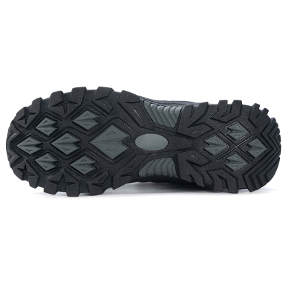 Men's Orthopedic Walking Shoes - Built-In Arch Support; Waterproof Leather Upper; Wide Toe; Non-Slip; Anti-Wear; Comfortable