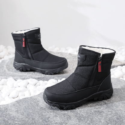 Men’s Warm&Cozy Winter Boots-Arch Support-Non-Slip-Waterproof-Scratch-Resistant-Ankle Support Hiking Boots-Ideal for Outdoor Adventures, Hiking, Sports, Work.