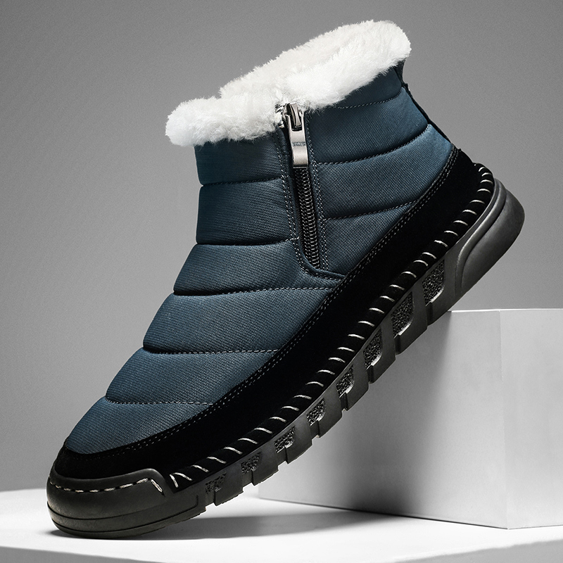 ⏰Limited Time Sale 70% OFF-Men’s Orthopedic Winter Warm and Cozy Hiking Boots - Casual Boots - Slip-on - Non-slip - Arch Support - Waterproof - Wide Toe - Ideal For Winter Outdoor Adventures