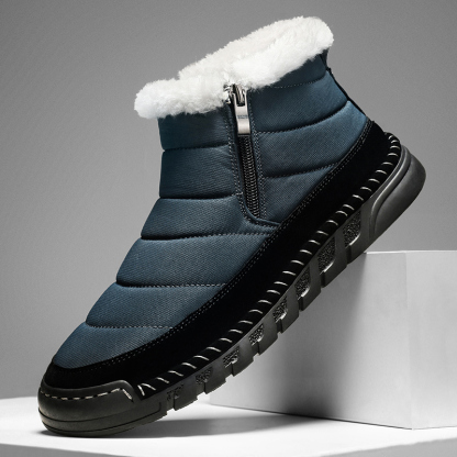 ⏰Limited Time Sale 70% OFF-Men’s Orthopedic Winter Warm and Cozy Hiking Boots - Casual Boots - Slip-on - Non-slip - Arch Support - Waterproof - Wide Toe - Ideal For Winter Outdoor Adventures