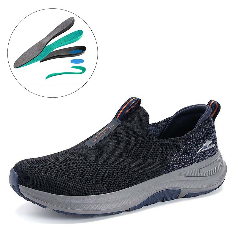 🚶👟 50% OFF !!!⏱️Clearance!!🌟Men's Daily Breathable Shock-Absorbing Slip-On Orthopedic Sneakers