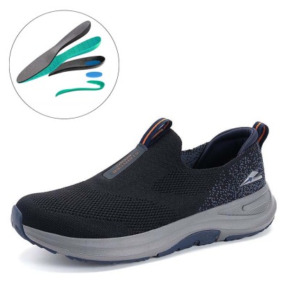 🚶👟 50% OFF !!!⏱️Clearance!!🌟Men's Daily Breathable Shock-Absorbing Slip-On Orthopedic Sneakers