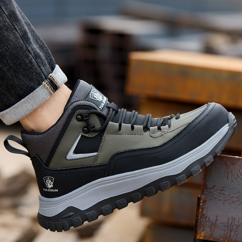 Men’s Safety Work Shoes-Smash&Puncture-Resistant-Waterproof-Non-Slip-Ideal For Industry Area