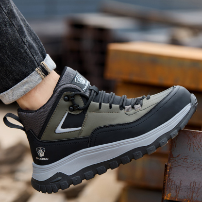 Men’s Safety Work Shoes-Smash&Puncture-Resistant-Waterproof-Non-Slip-Ideal For Industry Area