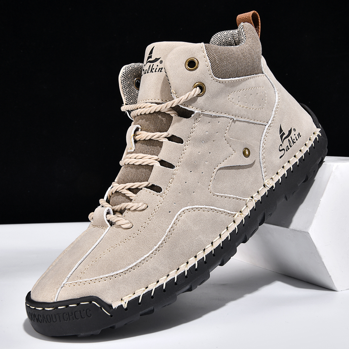 ⏰Limited Time Sale 70% OFF-Men’s Orthopedic Winter Warm and Cozy Hiking Boots - Casual Boots - Slip-on - Non-slip - Arch Support - Waterproof - Wide Toe - Ideal For Winter Outdoor Adventures