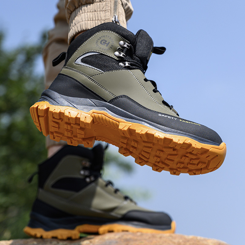 Men’s Hiking Boots – Waterproof Breathable & Lightweight Suede Leather Hiking Boots for Men