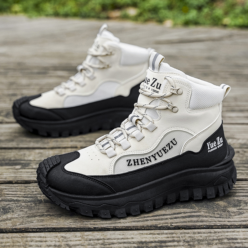 Men's Winter Warm and Cozy Thermal Lining Hiking Shoes - Lightweight - Anti-Slip - Water-Resistant - Breathable Sneakers -Ideal for Daily Routine, Outdoor Adventures, Sport, Travelling