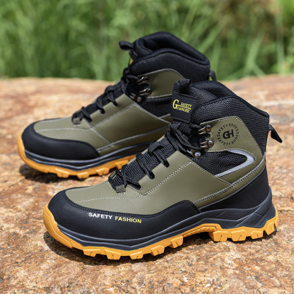 Men’s Hiking Boots – Waterproof Breathable & Lightweight Suede Leather Hiking Boots for Men
