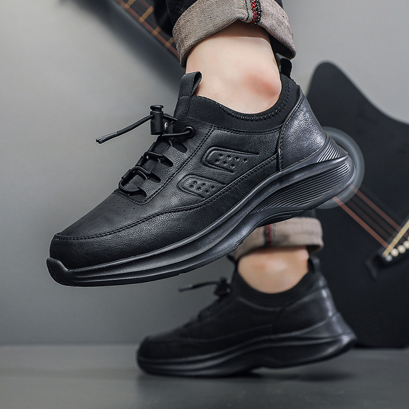 Men's Orthopedic Outdoor Walking Shoes - Built-In Arch Support; Waterproof Leather Upper; Wide Toe; Non-Slip; Ankle Support; Scratch&Smash&Puncture Resistant; Comfortable Hiking Boots