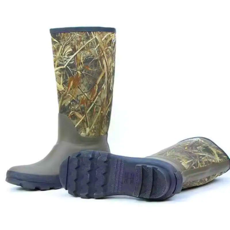 🚀 Act Fast-Men's Outdoor Warm Rubber Camouflage Boots Waterproof Non-slip EVA Hunting Boots