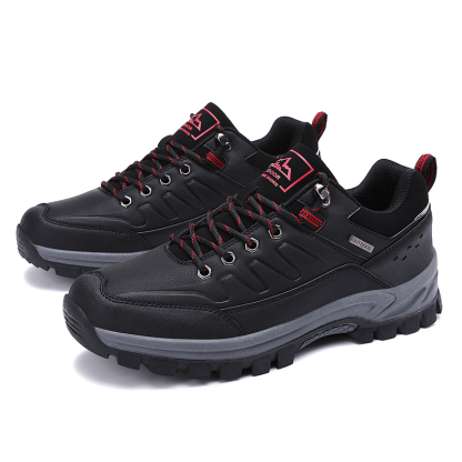 Mens Snow Boots Insulated Waterproof Winter Shoes Non-slip Outdoor with Removable Lining for Men Fur Lined Casual Hiking Lightweight Anti-Slip Water-Resistant Footwear