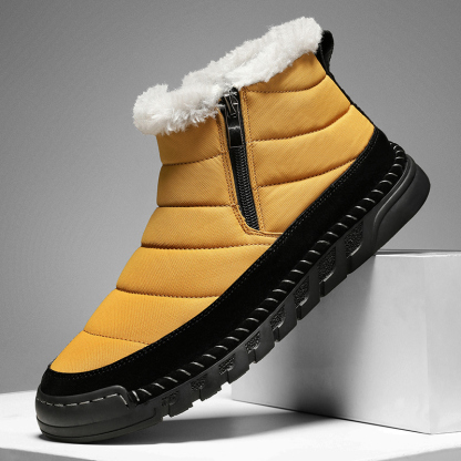 ⏰Limited Time Sale 70% OFF-Men’s Orthopedic Winter Warm and Cozy Hiking Boots - Casual Boots - Slip-on - Non-slip - Arch Support - Waterproof - Wide Toe - Ideal For Winter Outdoor Adventures