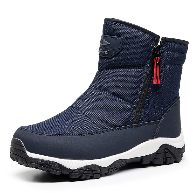 Men’s Warm&Cozy Winter Boots-Arch Support-Non-Slip-Waterproof-Scratch-Resistant-Ankle Support Hiking Boots-Ideal for Outdoor Adventures, Hiking, Sports, Work.