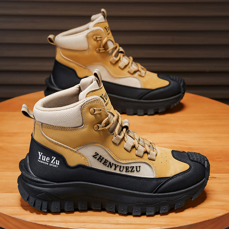 Men's Winter Warm and Cozy Thermal Lining Hiking Shoes - Lightweight - Anti-Slip - Water-Resistant - Breathable Sneakers -Ideal for Daily Routine, Outdoor Adventures, Sport, Travelling