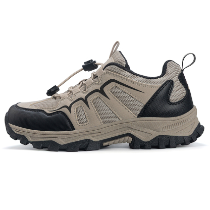 Men's Orthopedic Walking Shoes - Built-In Arch Support; Waterproof Leather Upper; Wide Toe; Non-Slip; Anti-Wear; Comfortable