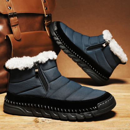 ⏰Limited Time Sale 70% OFF-Men’s Orthopedic Winter Warm and Cozy Hiking Boots - Casual Boots - Slip-on - Non-slip - Arch Support - Waterproof - Wide Toe - Ideal For Winter Outdoor Adventures