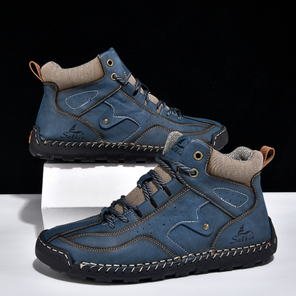 ⏰Limited Time Sale 70% OFF-Men’s Orthopedic Winter Warm and Cozy Hiking Boots - Casual Boots - Slip-on - Non-slip - Arch Support - Waterproof - Wide Toe - Ideal For Winter Outdoor Adventures