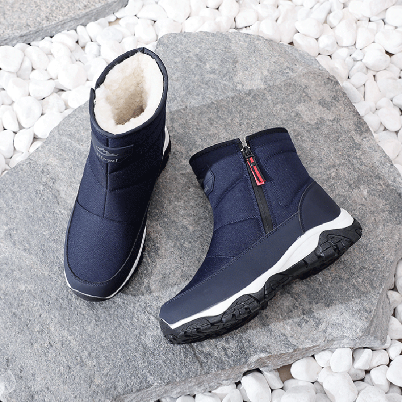 Men’s Warm&Cozy Winter Boots-Arch Support-Non-Slip-Waterproof-Scratch-Resistant-Ankle Support Hiking Boots-Ideal for Outdoor Adventures, Hiking, Sports, Work.