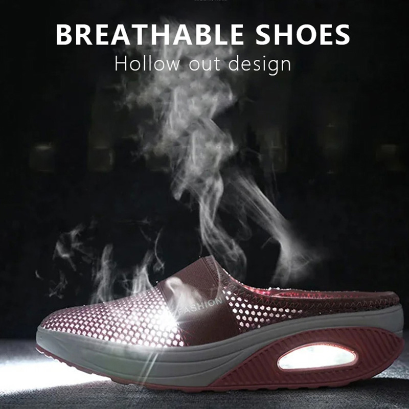 Comfortable and lightweight wedge slippers