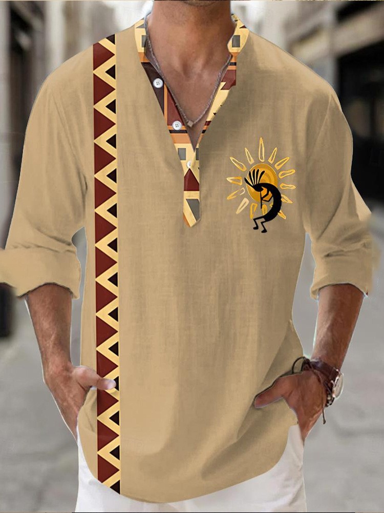 50%OFF!Men's  Summer Cotton Linen Casual Long Sleeve Shirt