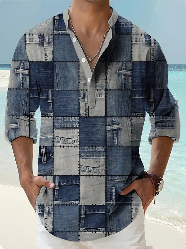 50%OFF!Men's  Summer Cotton Linen Casual Long Sleeve Shirt