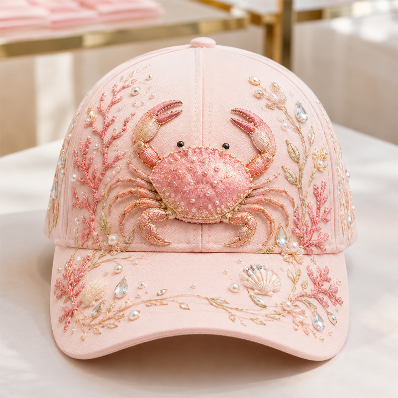 🔥 Last Day 49% OFF – 🌊 3D Ocean Creatures Embroidery Cap