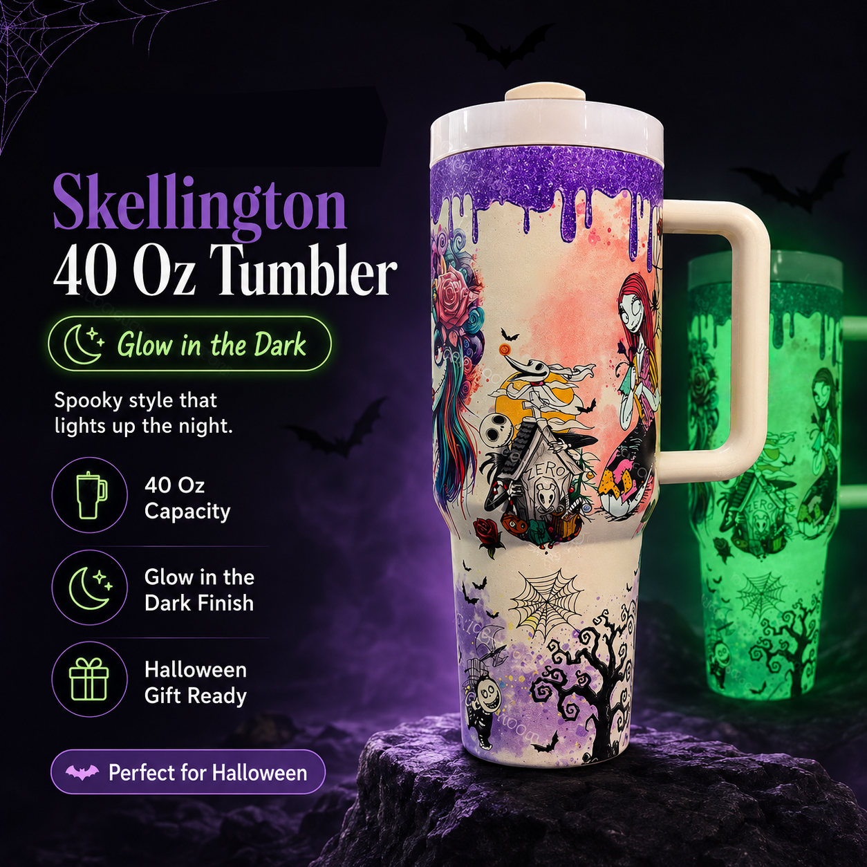 🎃👻 Last Day 50% OFF-💀Halloween skeleton Tumbler