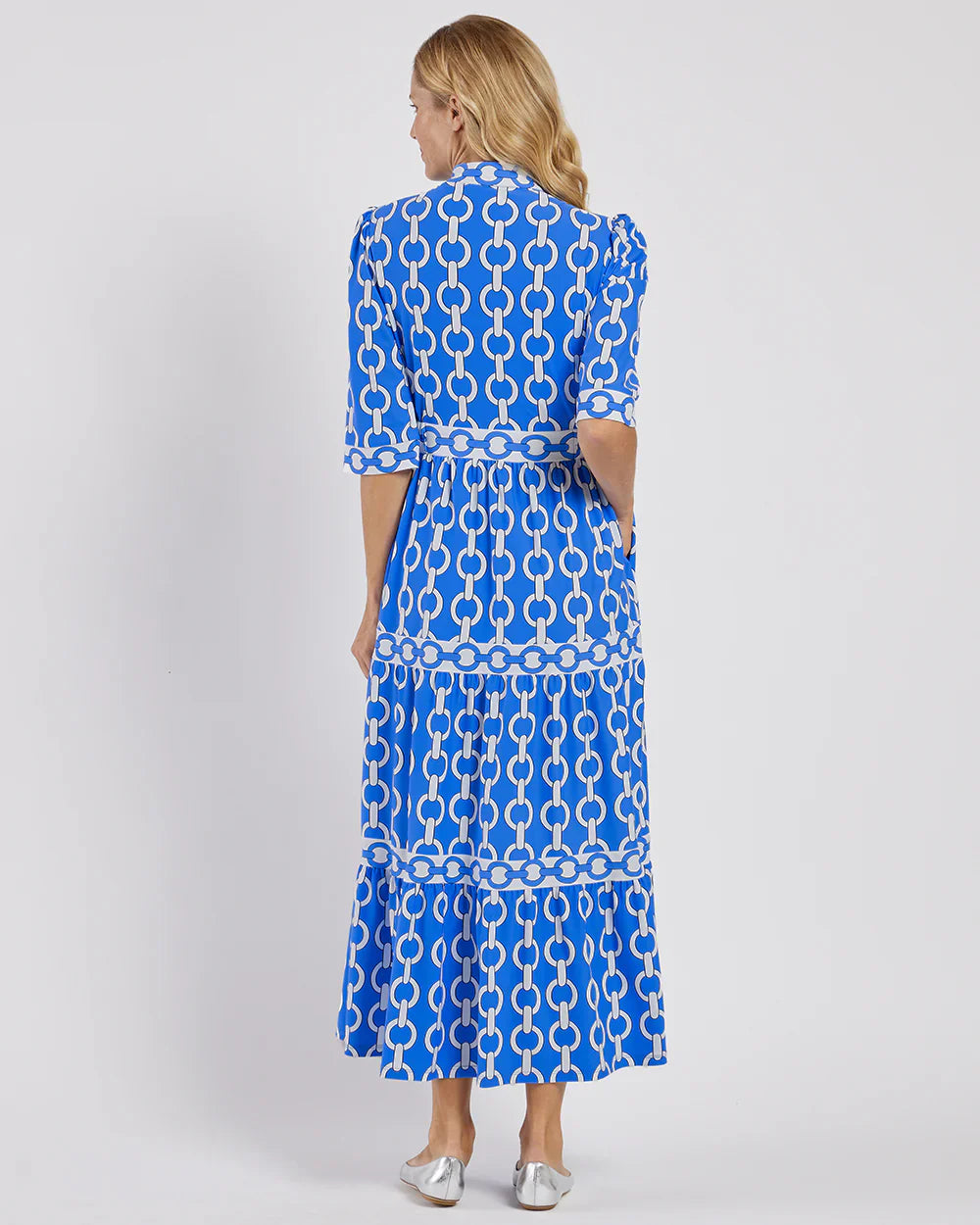 Lapel Printed Dress💙✨