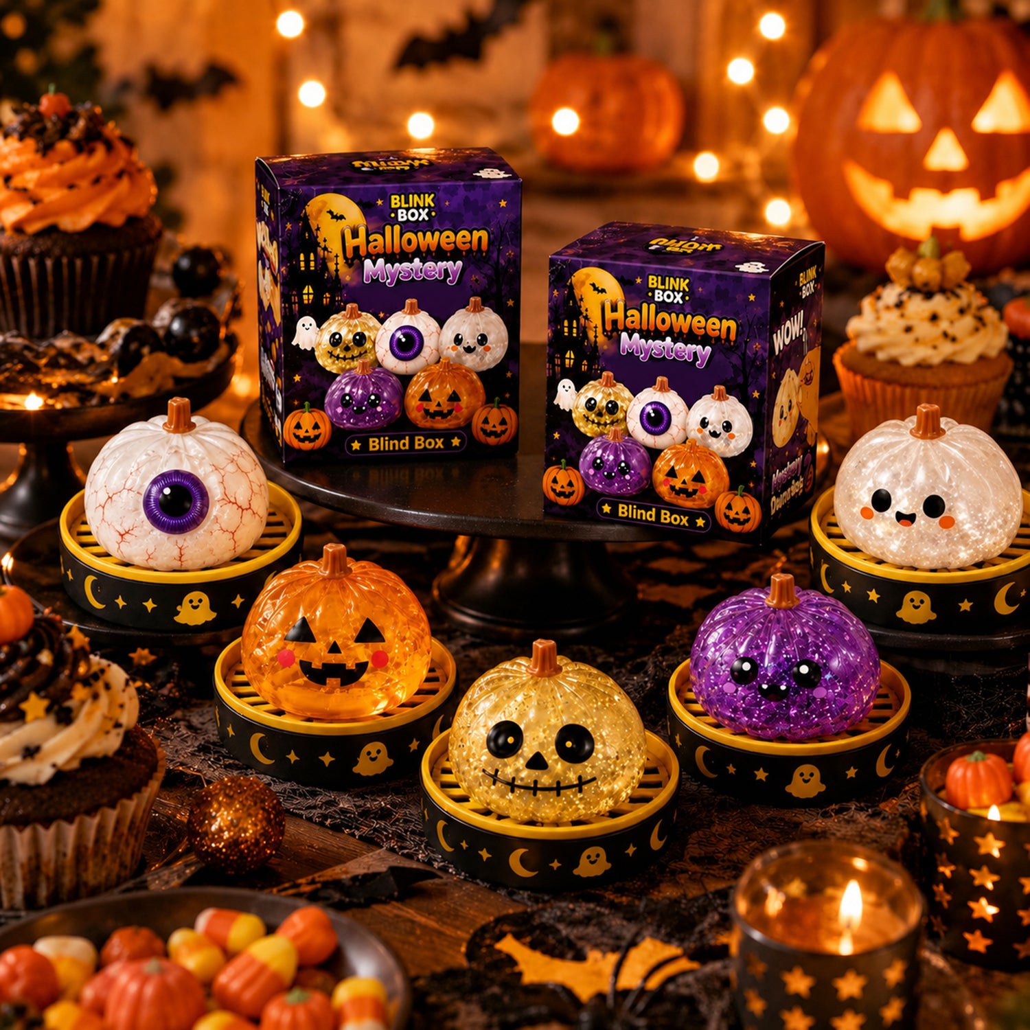 🎃🎃🎃👻 Last Day 50% OFF – Adorable Halloween Ghost Squishies You Can't Put Down! 🖐️