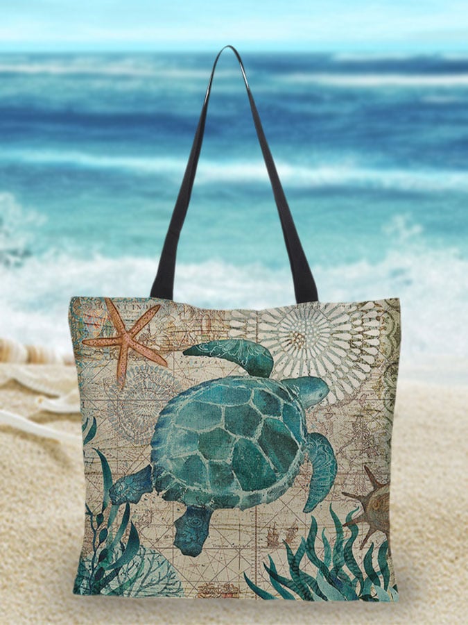  Buy 3 Get 15% Off Sea Life Print Tote Bag