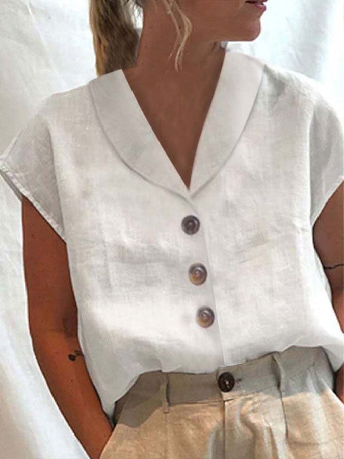 🔥Buy 3 Get 10% Off🔥Women's Elegant Button Down Collar Shirt