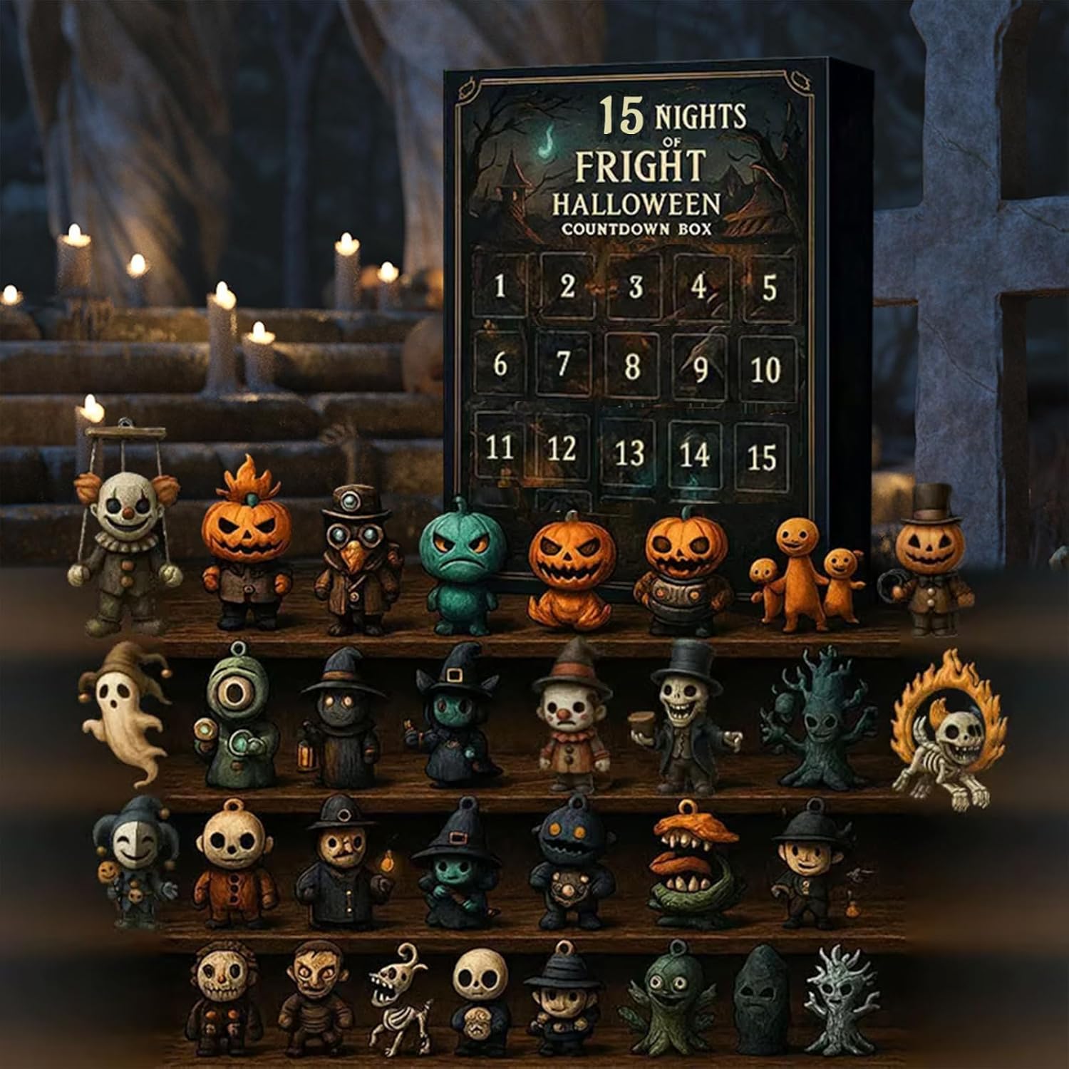 🔥Early Halloween Sale: 49% Off🔥 31 Nights of Fright Halloween Countdown Box