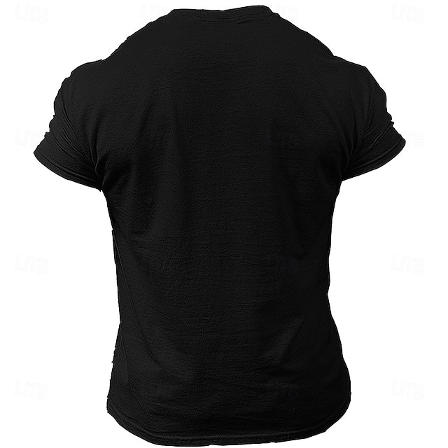 Men's Funny Slang T Shirt Short Sleeve T shirt 3D Print Crew Neck Shirt Fashion Daily Basic Street Casual Daily Black Blue Green Summer Spring All Seasons Clothing Apparel