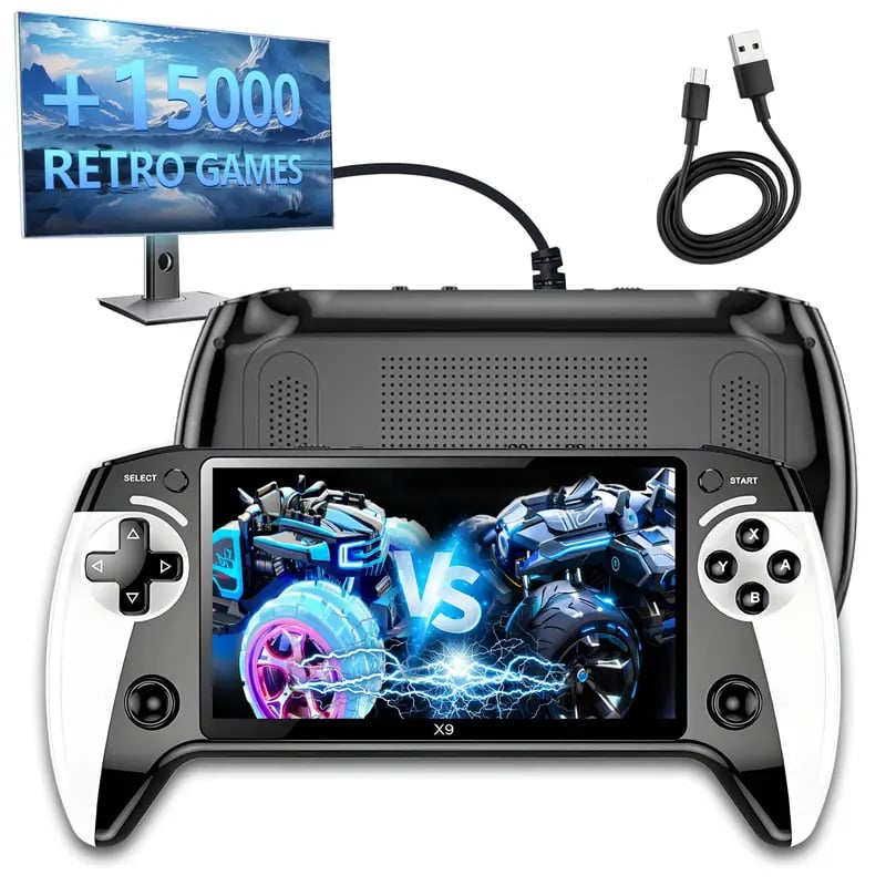 🎁2026 New arrivals💥X9 Retro Handheld Game Console - 15,000+ Retro Classics