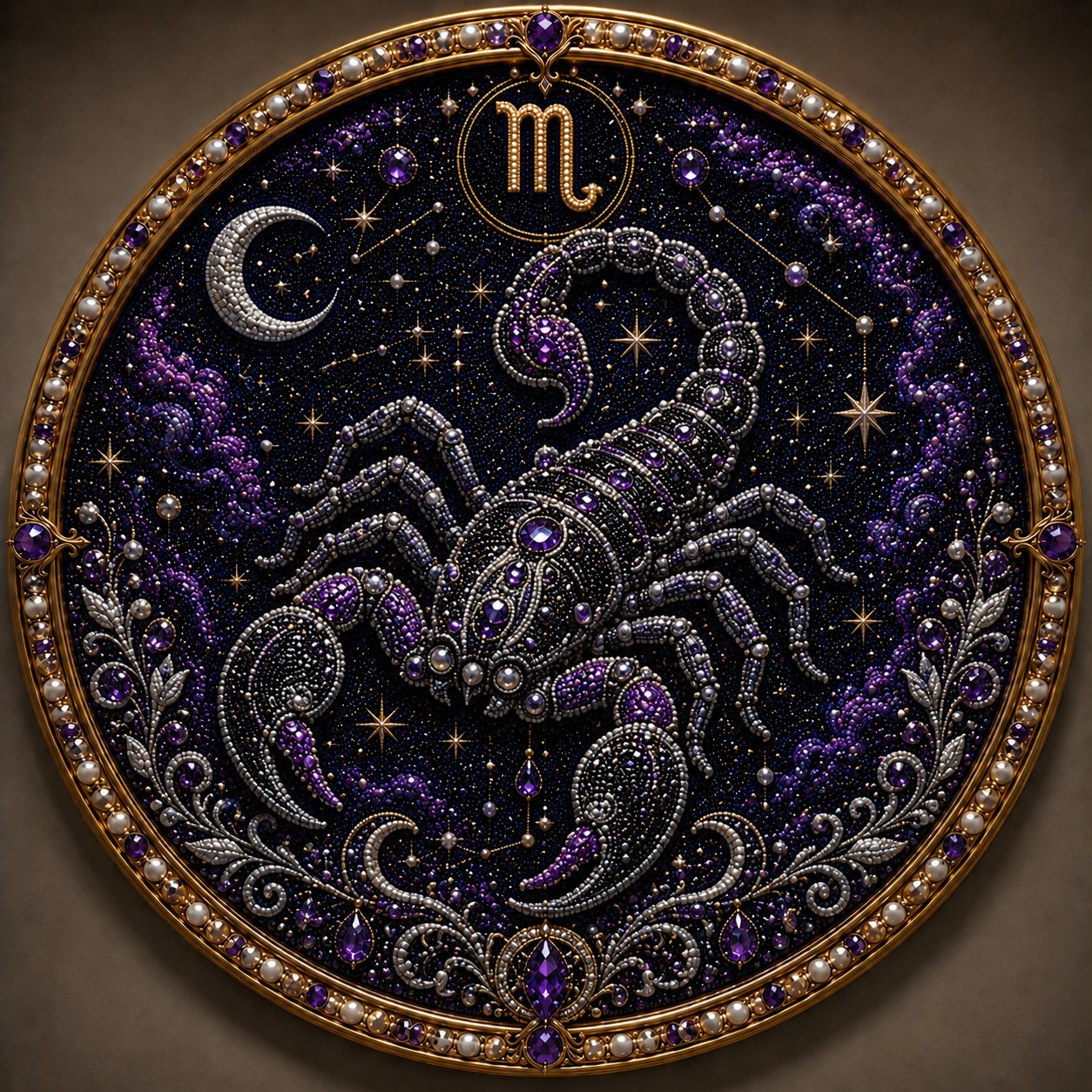 🔥 Last Day: 49% OFF! 12 Zodiac 3D Crystal Bead Painting Kit ♈✨ DIY Rhinestone Gem Art