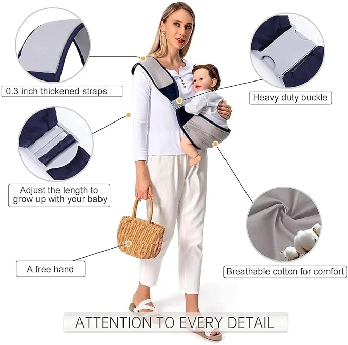 Multi-Functional Breathable Baby Carrier Sling | All-Season Newborn Toddler Wrap