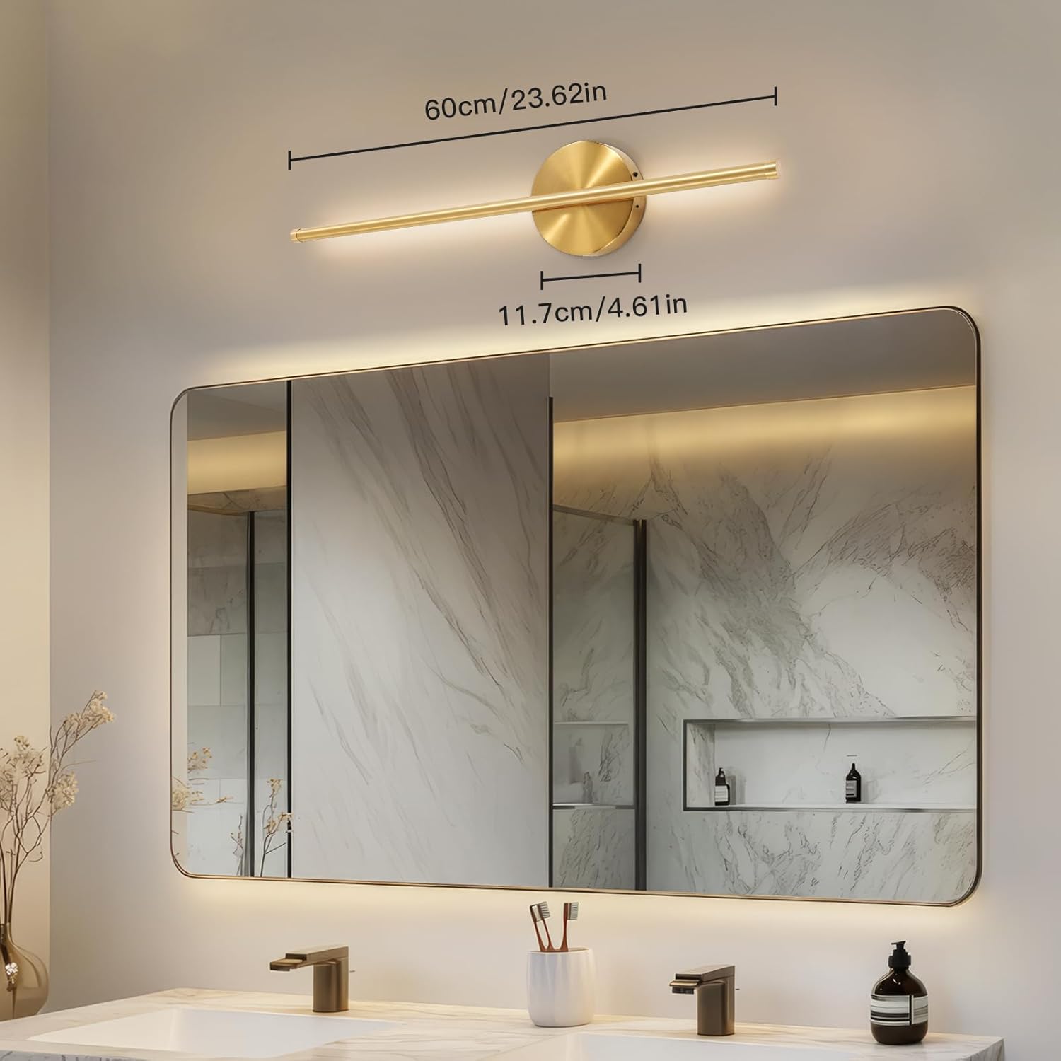 🔋 Cordless Rechargeable Sconce with Remote & Timer – 40Hrs of Glow, Any Room