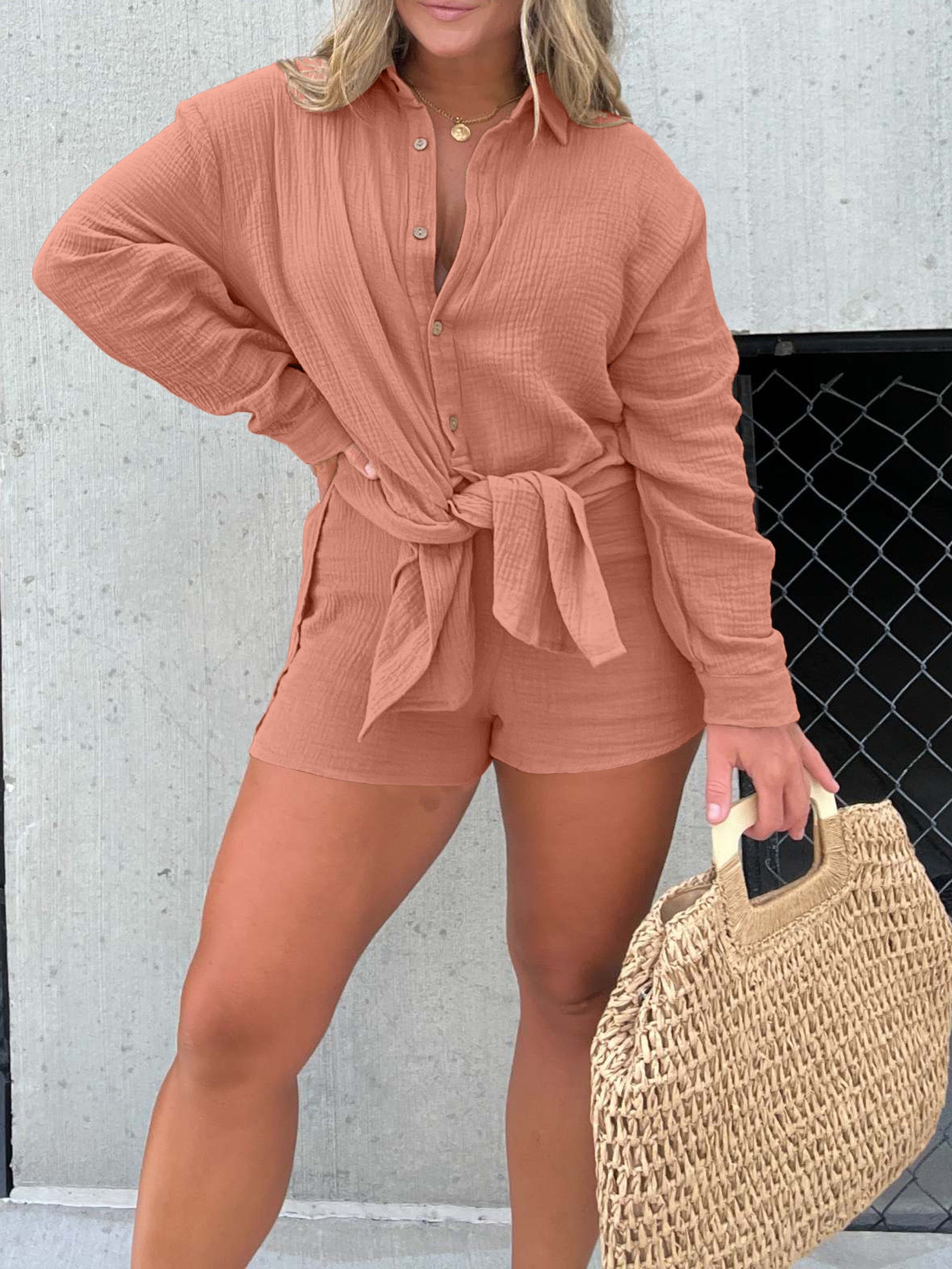 BARCELONA BREEZE ROMPER DRESS SET